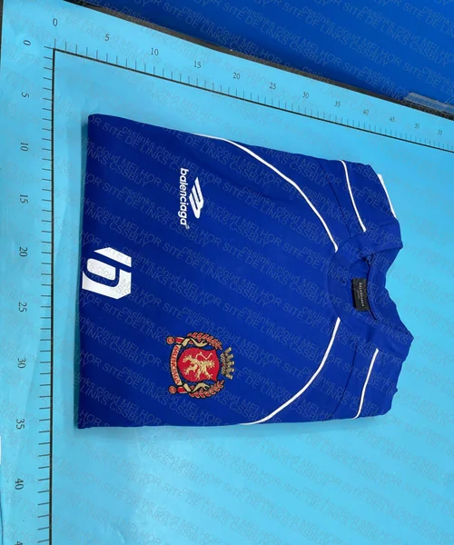 Balenciaga Blue Soccer Shirt 2