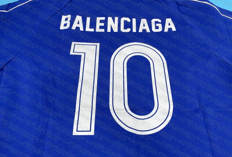 Balenciaga Blue Soccer Shirt 7