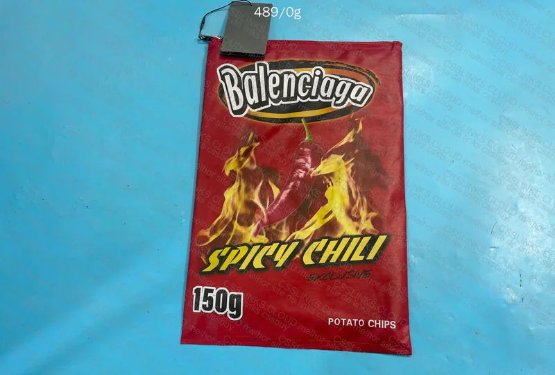 Balenciaga Chips Bag (Red) 2
