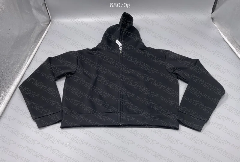 Balenciaga Cropped Tab Hoodie (unbranded/sem tag) 3