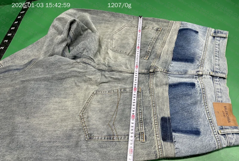 Balenciaga Cut up jeans 9