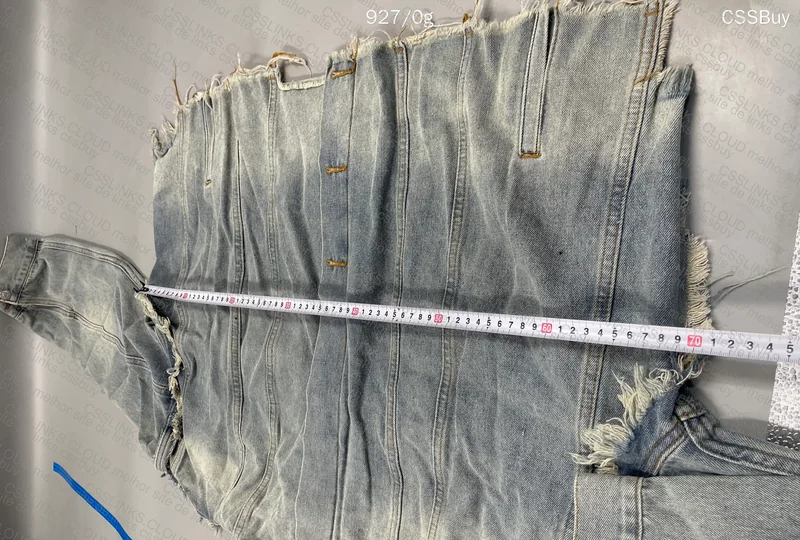 BALENCIAGA DECONSTRUCTED DENIM JACKET
