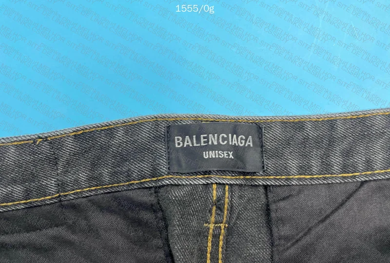 balenciaga denim cargo 3