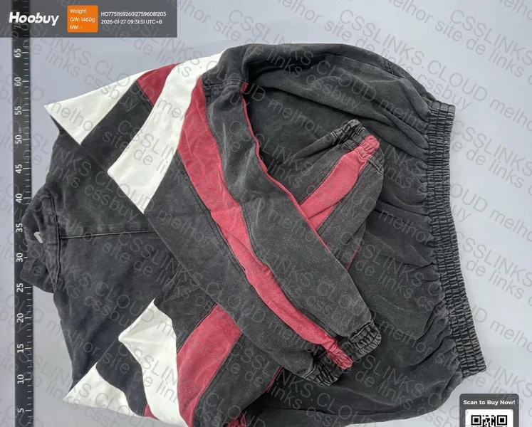 Balenciaga Denim Track Jacket