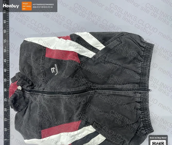 Balenciaga Denim Track Jacket 2