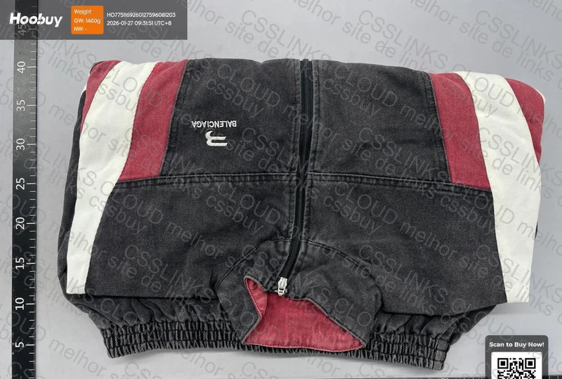 Balenciaga Denim Track Jacket 4