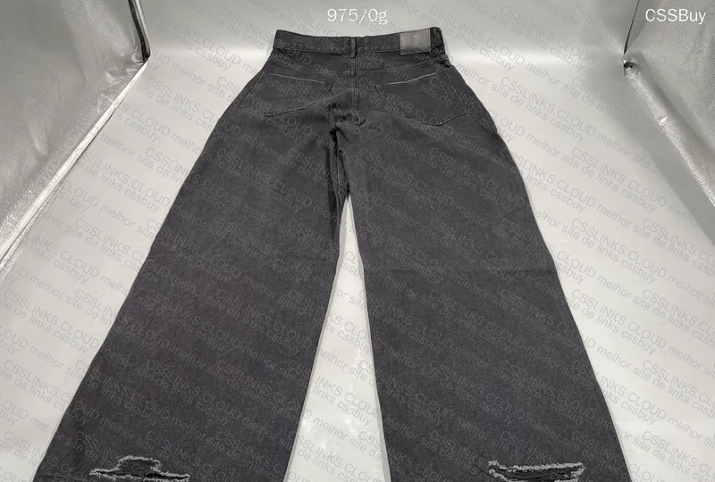 balenciaga destroyed denim 3