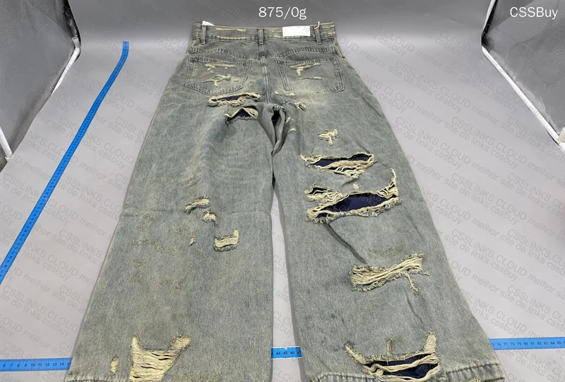 Balenciaga Destroyed Jeans
