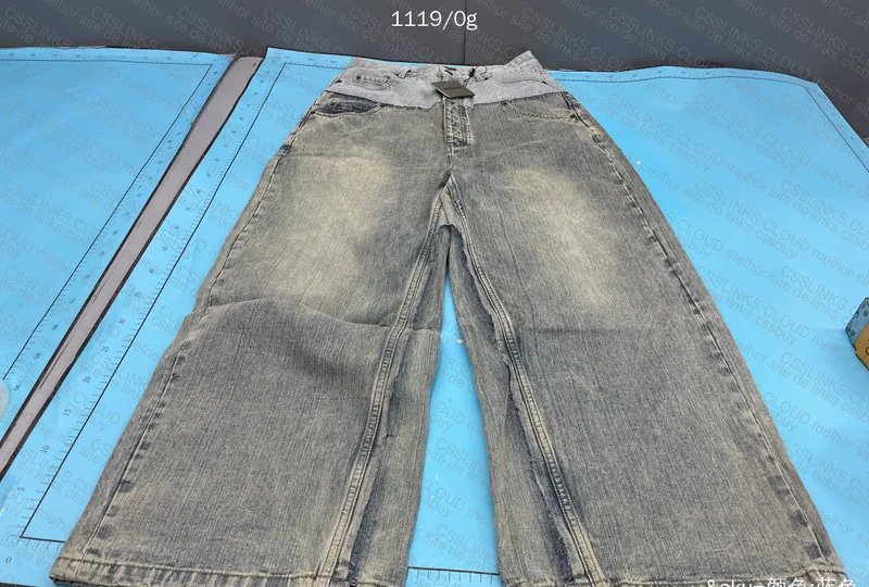 BALENCIAGA DOUBLE WAIST JEANS