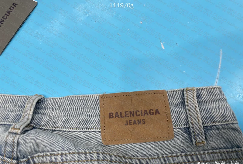 BALENCIAGA DOUBLE WAIST JEANS 4