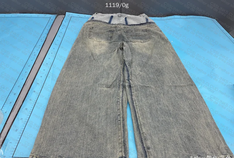 BALENCIAGA DOUBLE WAIST JEANS 5