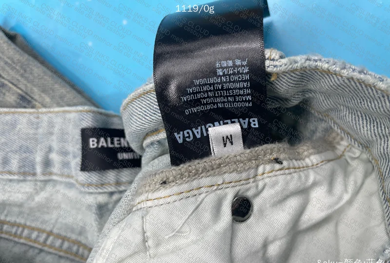 BALENCIAGA DOUBLE WAIST JEANS 7