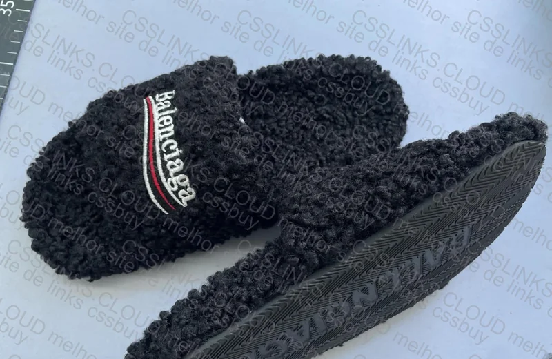 Balenciaga Fur Slide 3
