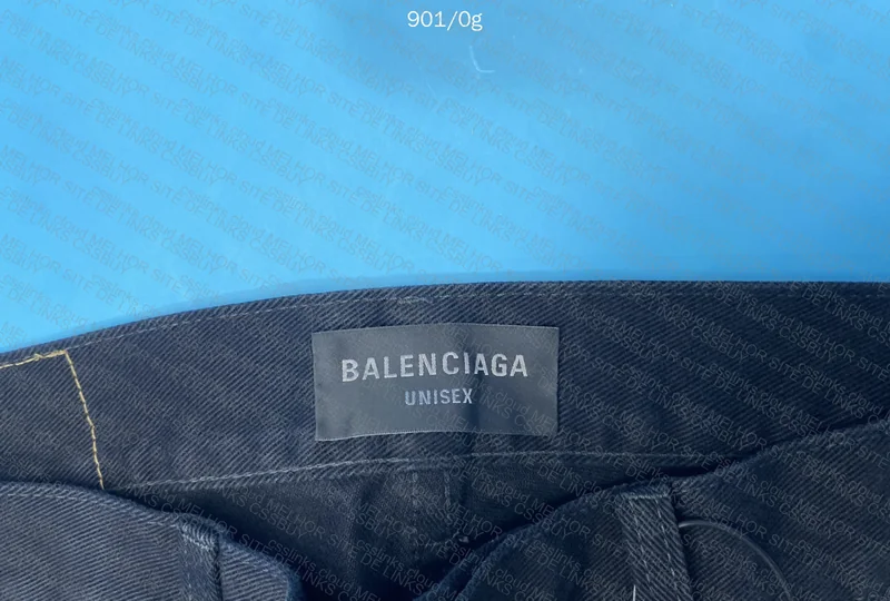 Balenciaga FW24 Black Flared Bootcut Denim Jeans 2