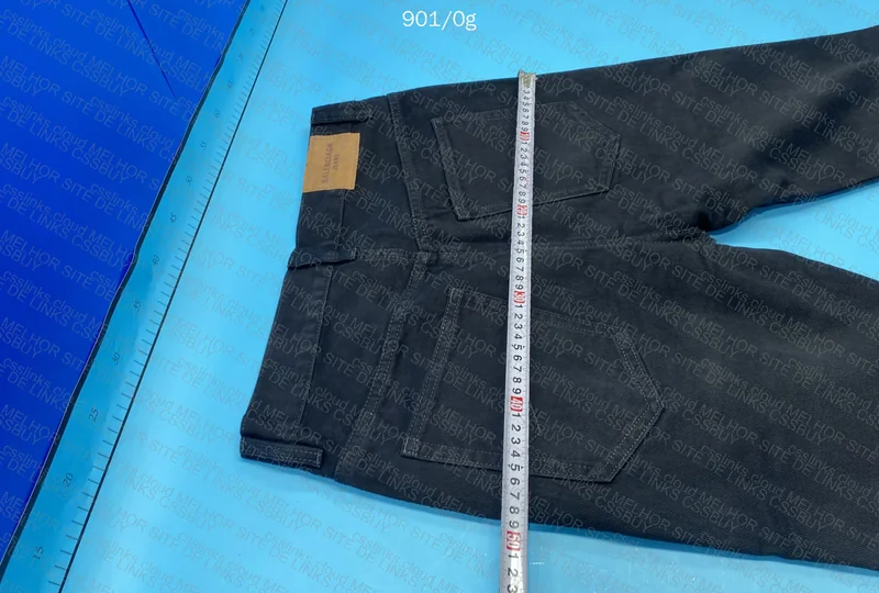 Balenciaga FW24 Black Flared Bootcut Denim Jeans 8