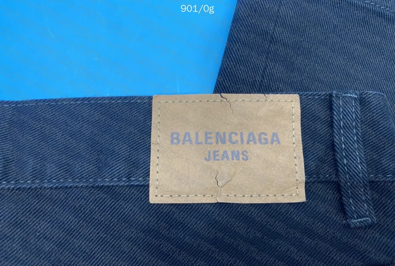 Balenciaga FW24 Black Flared Bootcut Denim Jeans 9