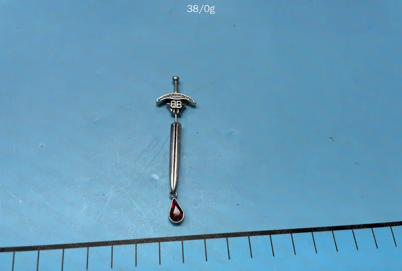 Balenciaga Goth Sword Earring 2