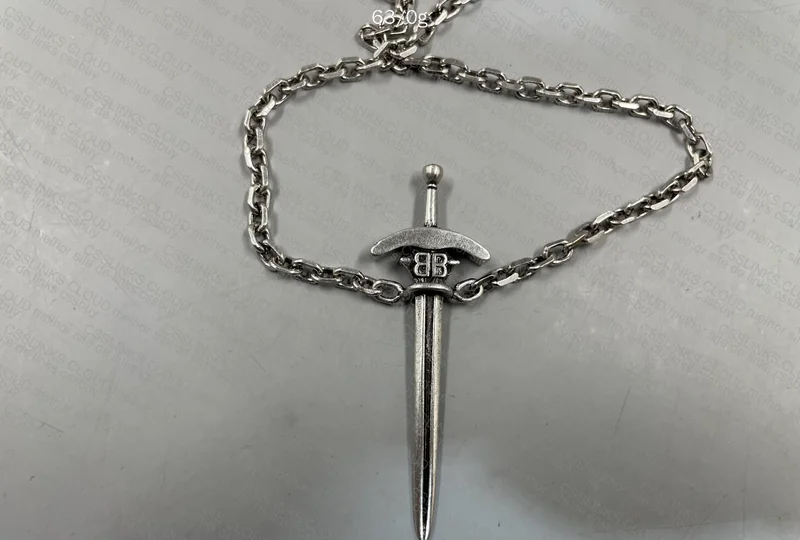 BALENCIAGA GOTH SWORD NECKLACE 4