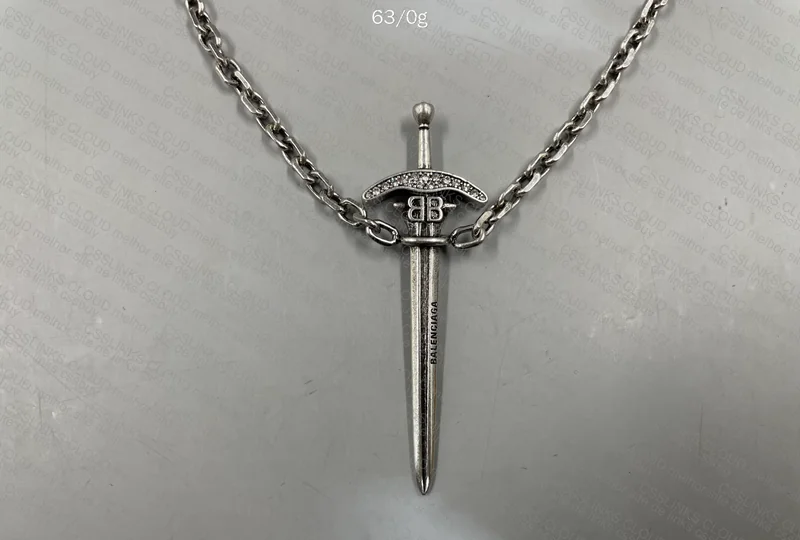 BALENCIAGA GOTH SWORD NECKLACE 5