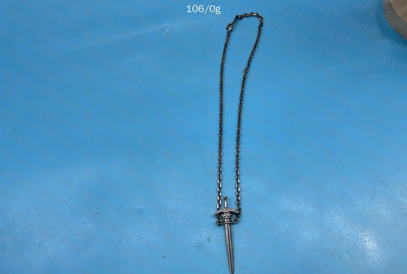 Balenciaga Goth Sword Necklace 2