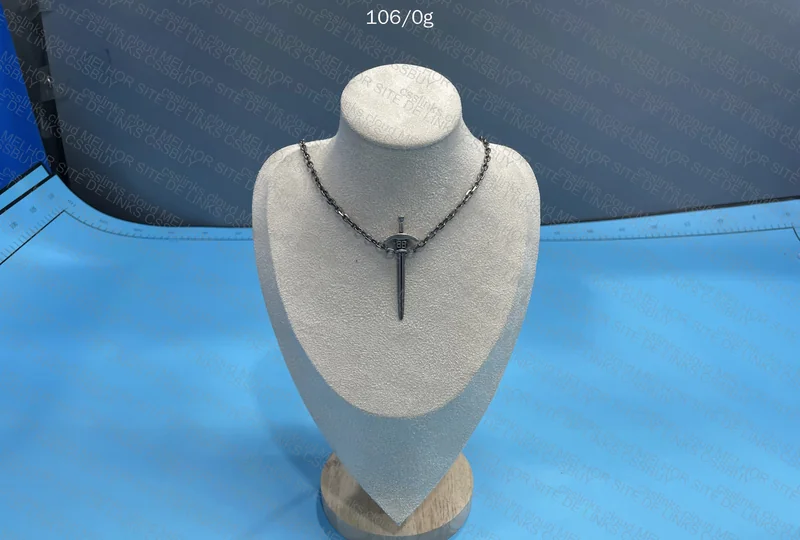 Balenciaga Goth Sword Necklace 5