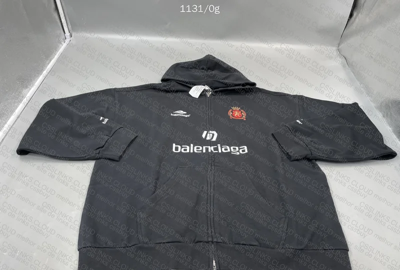 Balenciaga jersey zip up 2