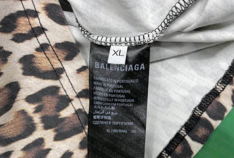 Balenciaga Leopard-Print T-Shirt 4