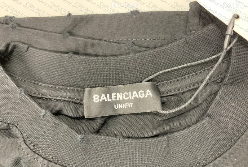 Balenciaga Metal Vintage Black T-shirt