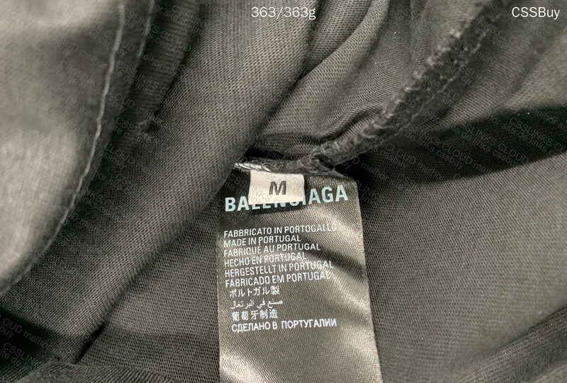 Balenciaga Metal Vintage Black T-shirt 4