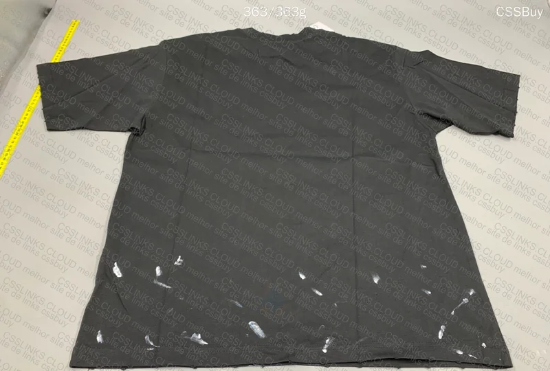 Balenciaga Metal Vintage Black T-shirt 5