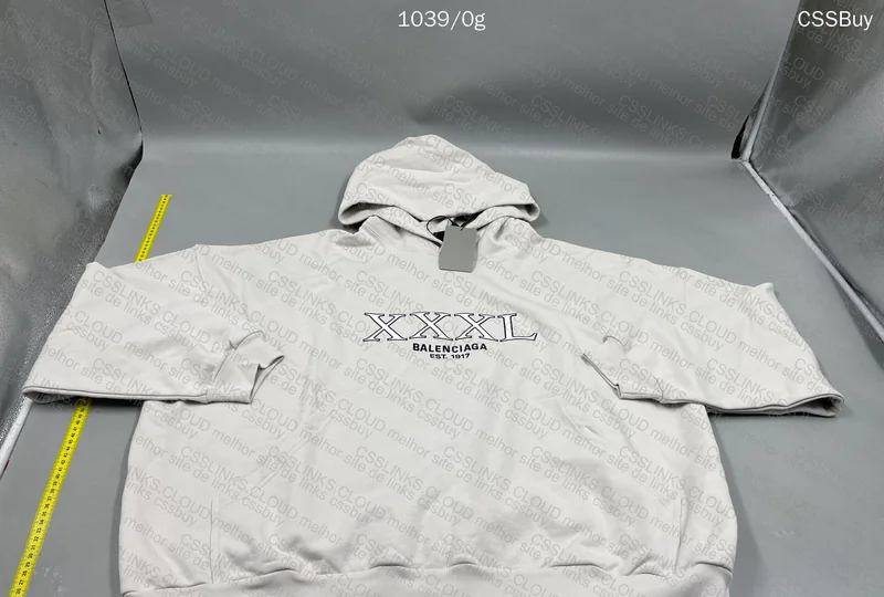 Balenciaga Off-White 'XXXL' Hoodie 5
