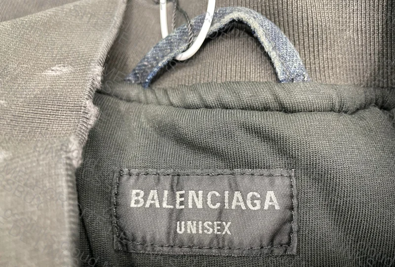 BALENCIAGA PADDED DENIM BOMBER