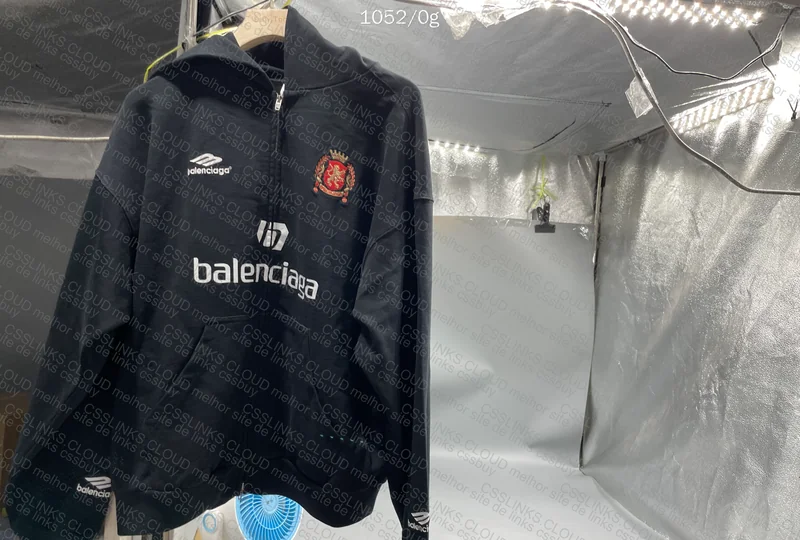 Balenciaga Paris Soccer Zip Up