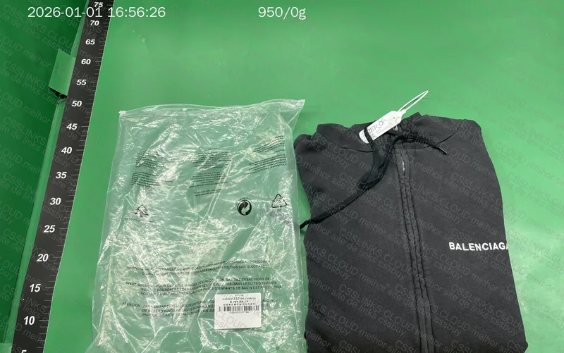 Balenciaga Patch Logo Zip Up