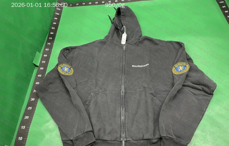 Balenciaga Patch Logo Zip Up 2