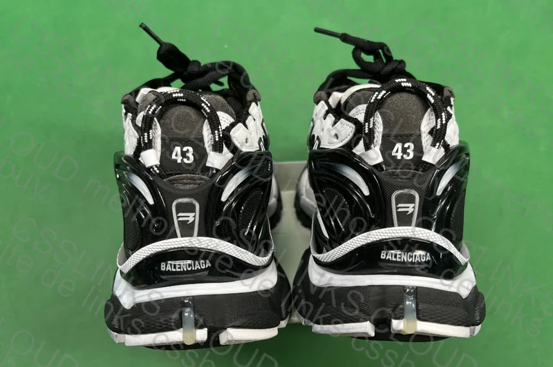 Balenciaga Runner Black and White (TA GL?, QC Not Mine) 2