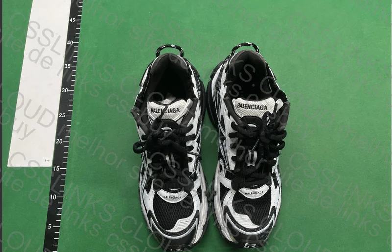 Balenciaga Runner Black and White (TA GL?, QC Not Mine) 3