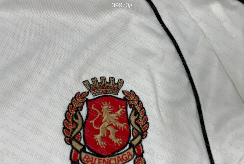 BALENCIAGA SOCCER WHITE LONG-SLEEVE 6