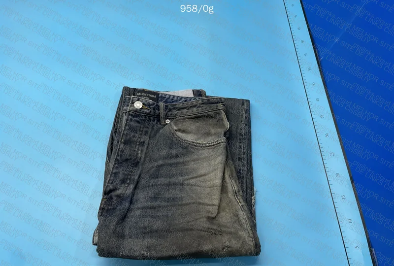 Balenciaga SS23 Mud Show Destroyed Baggy Jeans