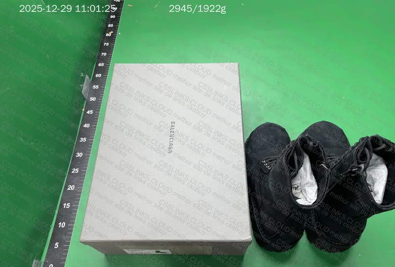 Balenciaga stomper boots canvas