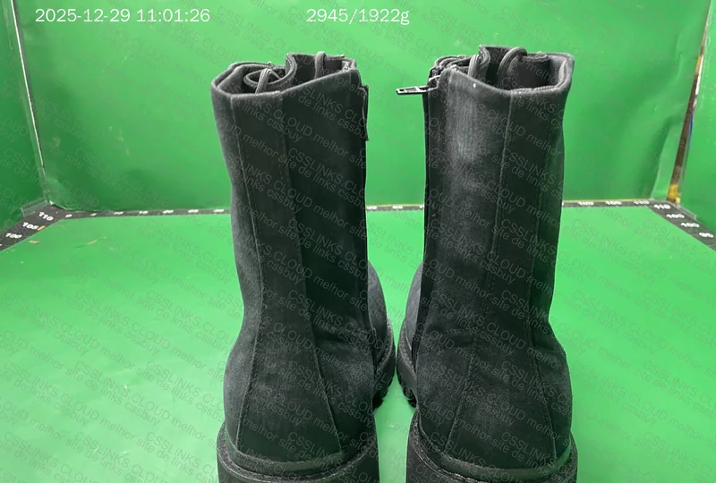 Balenciaga stomper boots canvas 3