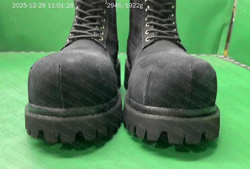 Balenciaga stomper boots canvas 4