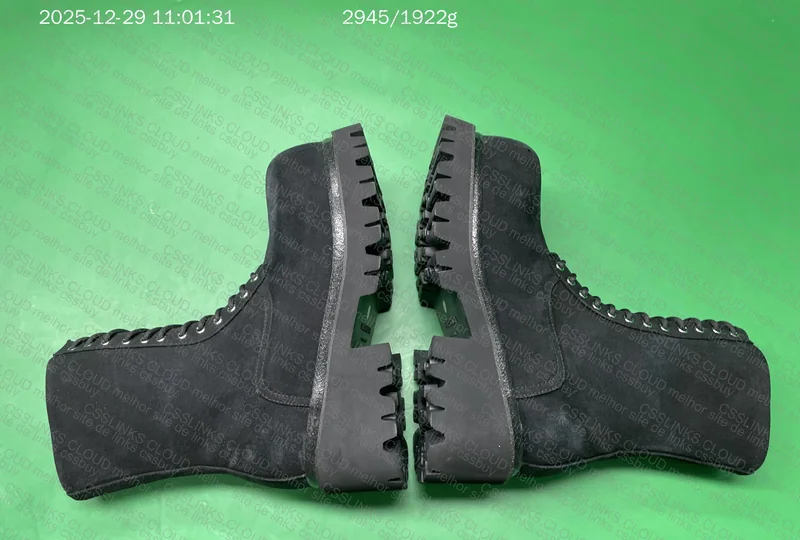 Balenciaga stomper boots canvas 7