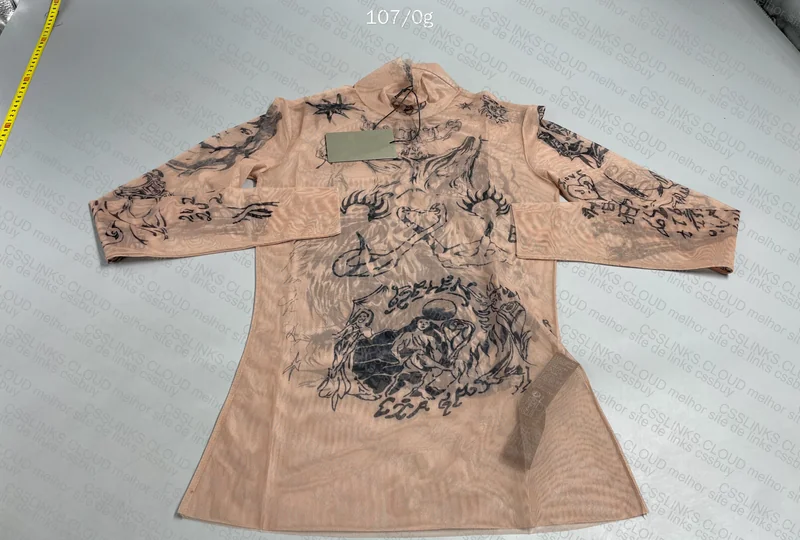 BALENCIAGA TAT LONG SLEEVE TOP