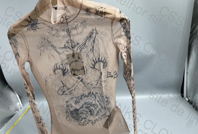 BALENCIAGA TAT LONG SLEEVE TOP 9