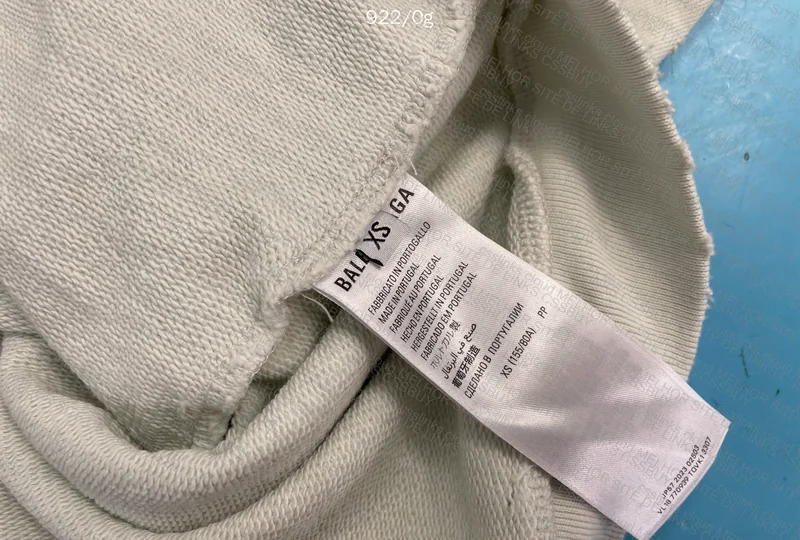 Balenciaga Tattoo Zip-Up Hoodie (B-Grade)