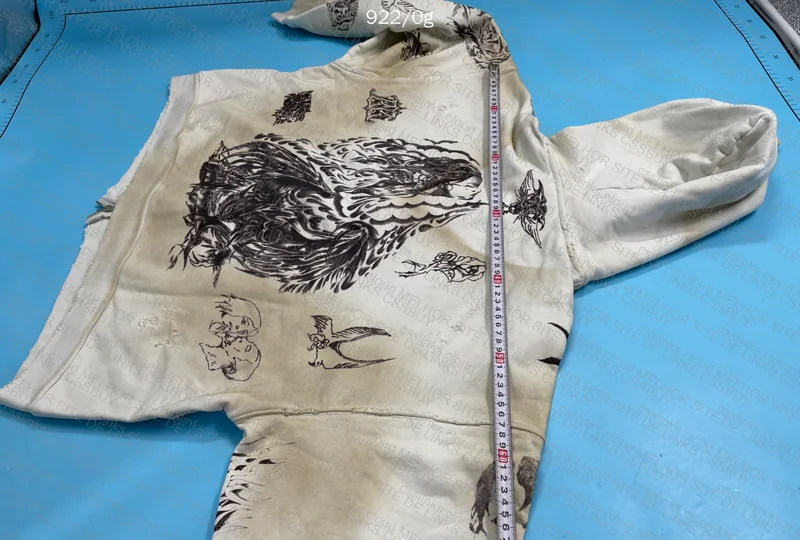 Balenciaga Tattoo Zip-Up Hoodie (B-Grade) 6