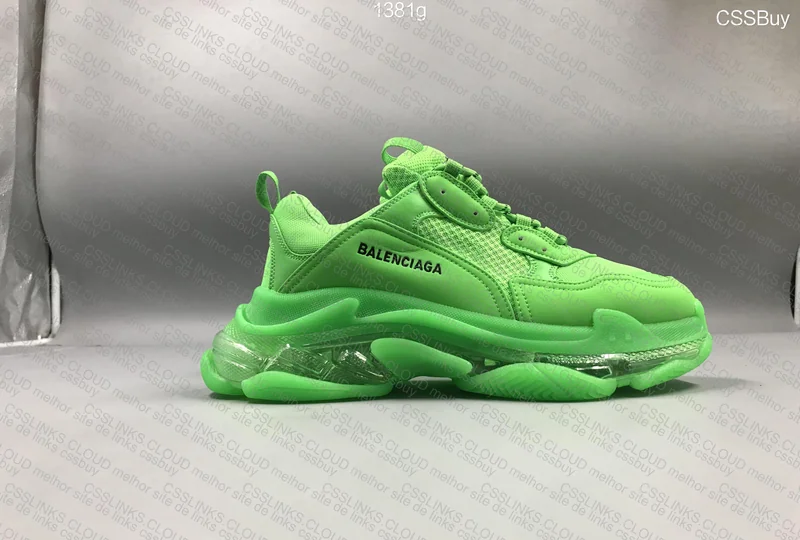 BALENCIAGA TRIPLE S GREEN 6