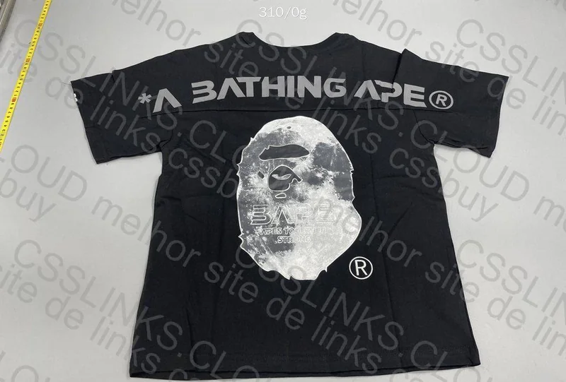 bape ape head moon tee black 7