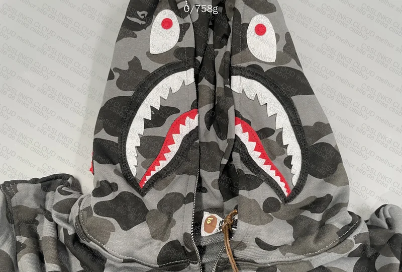 Bape Shark Gray XL 2